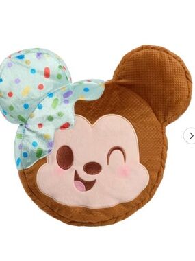 NWT Disney Munchlings Mint Dipped Ice Cream Sandwich Mickey Plush 🍦💚